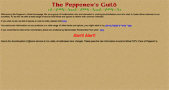 Desktop Screenshot of pepper.gallowglass.org
